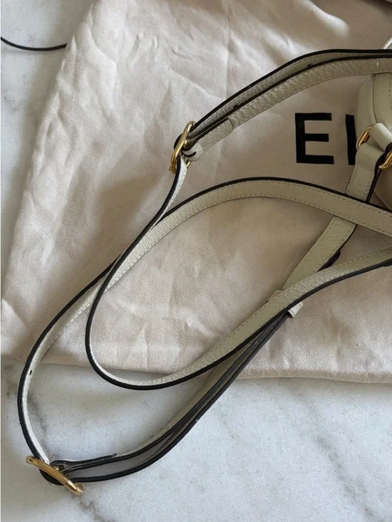 Gucci Textured Calfskin Web Mini Ophidia Round Backpack or Sling Bag - Picture 7 of 16